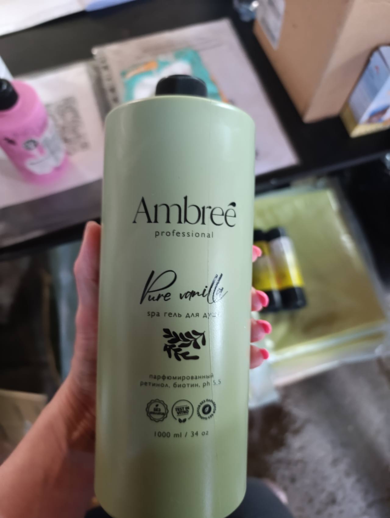 Ambreê professional Pure vanilla spa гель для душа