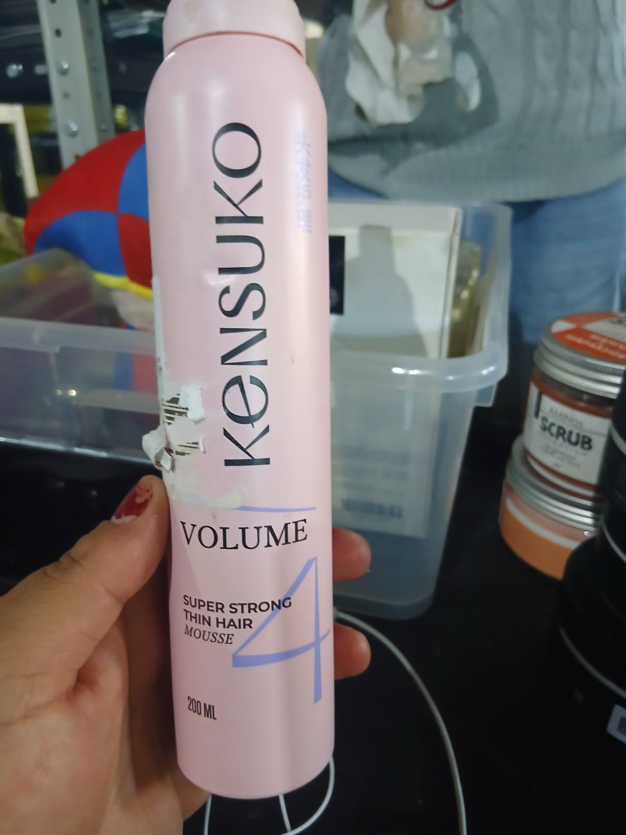 Volume Super Strong Thin Hair Mousse