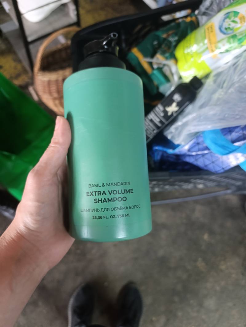 BASIL & MANDARIN EXTRA VOLUME SHAMPOO ШАМПУНЬ ДЛЯ ОБЪЁМА ВОЛОС