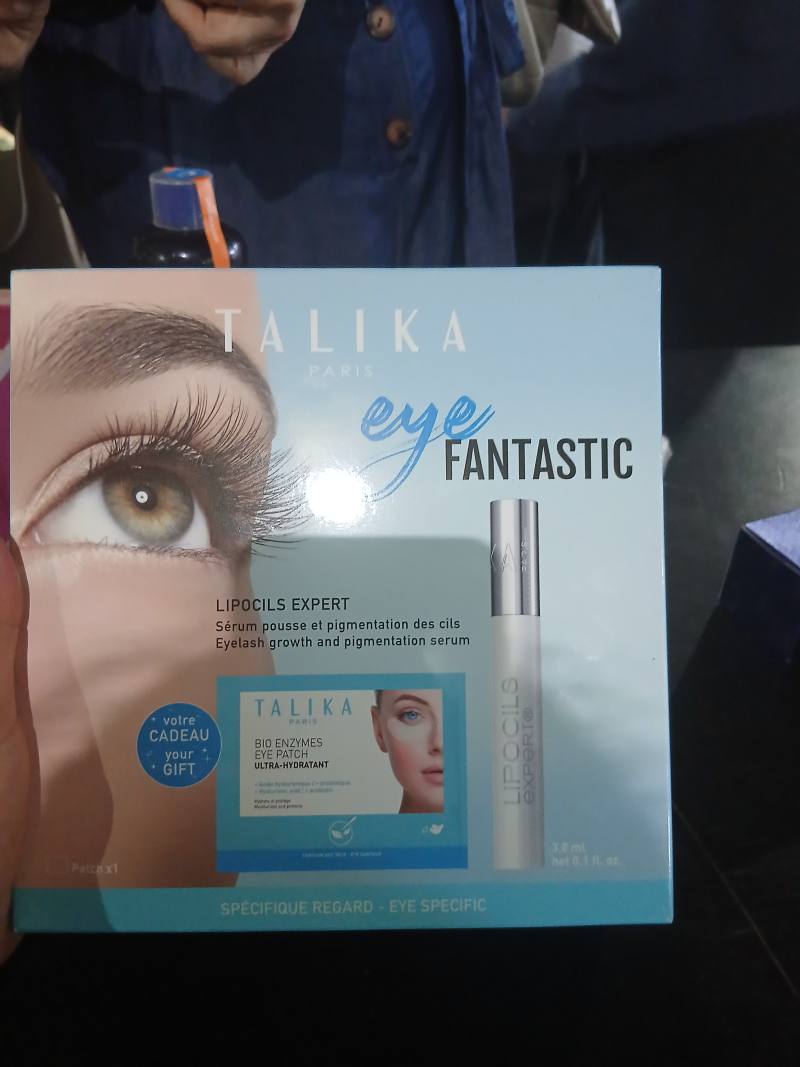 TALIKA Eye Fantastic набор: сыворотка для роста ресниц LIPOCILS EXPERT и патчи для глаз BIO ENZYMES EYE PATCH ULTRA-HYDRATANT