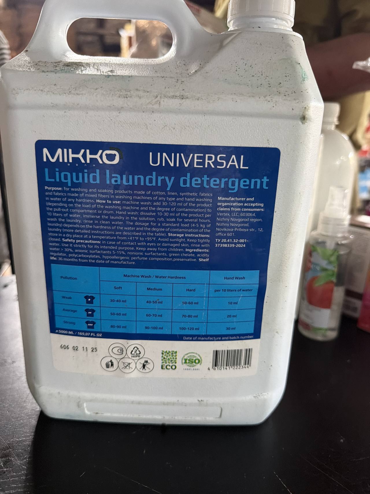 MIKKO UNIVERSAL Liquid laundry detergent