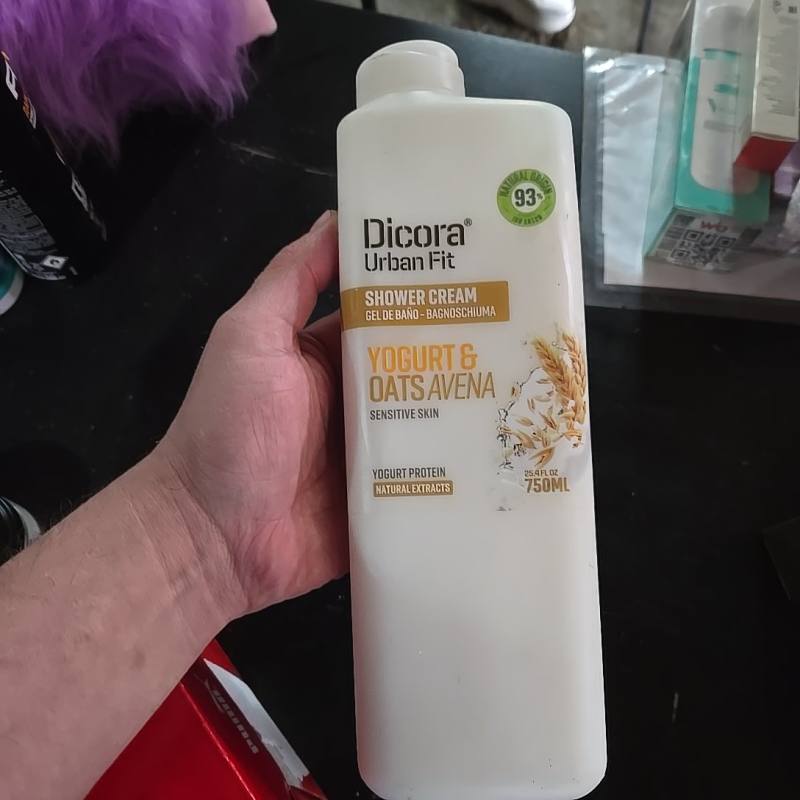 Dicora Urban Fit Shower Cream Yogurt & Oats Avena Sensitive Skin