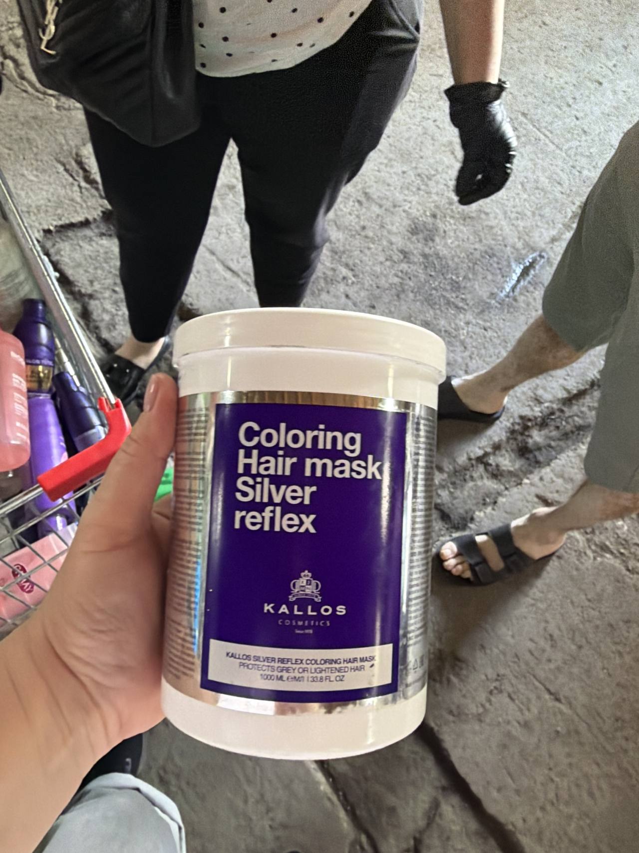 Coloring Hair mask Silver reflex