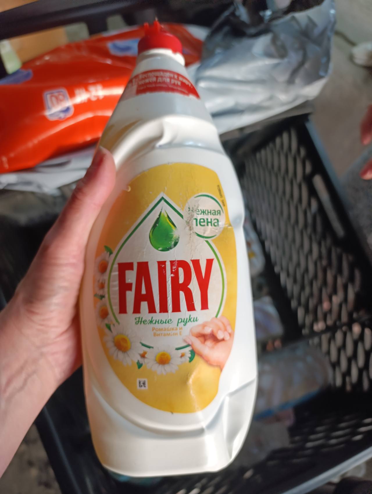 Fairy Нежные руки Ромашка и Витамин Е