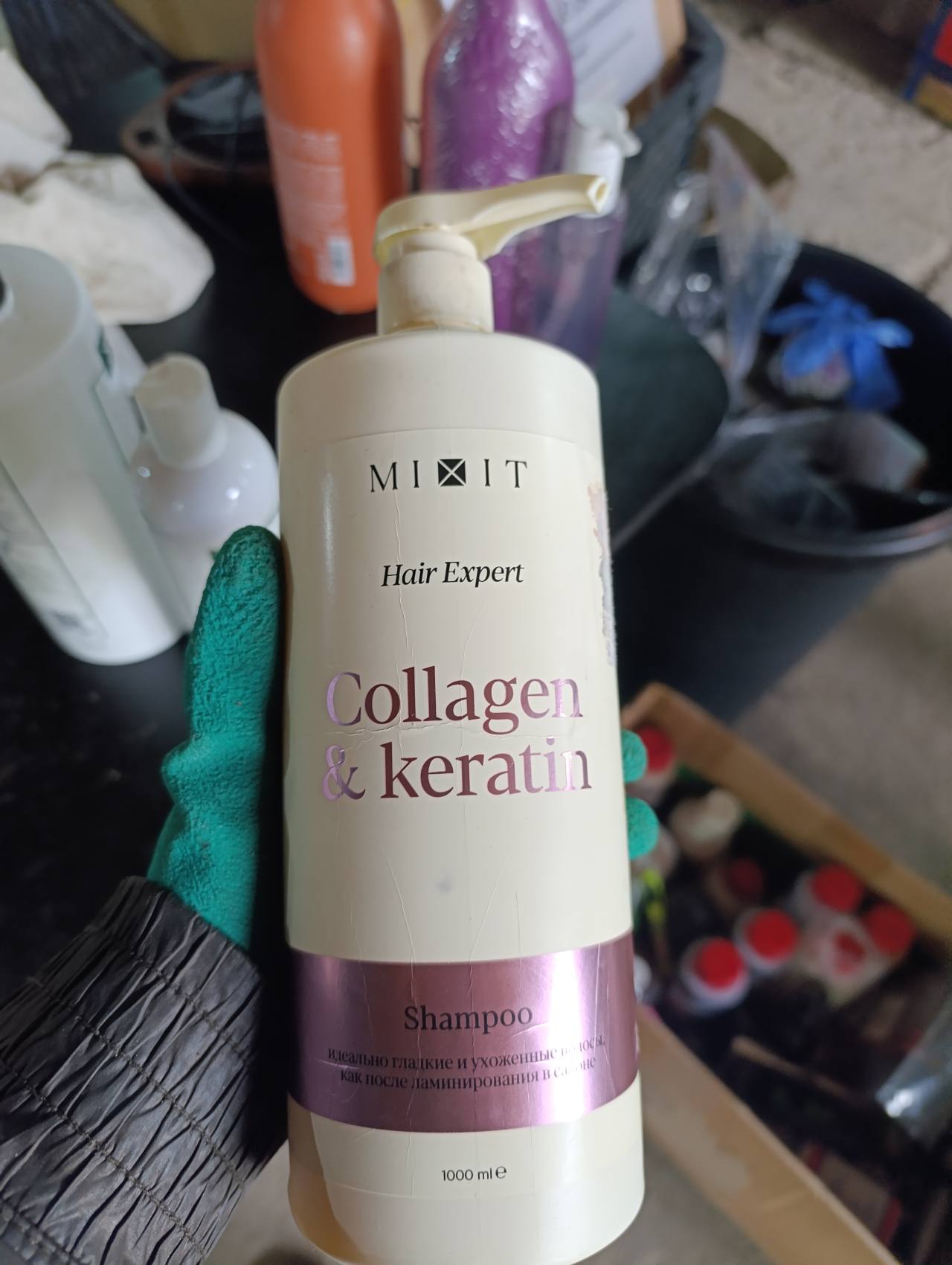 Шампунь MIXIT Hair Expert Collagen & keratin
