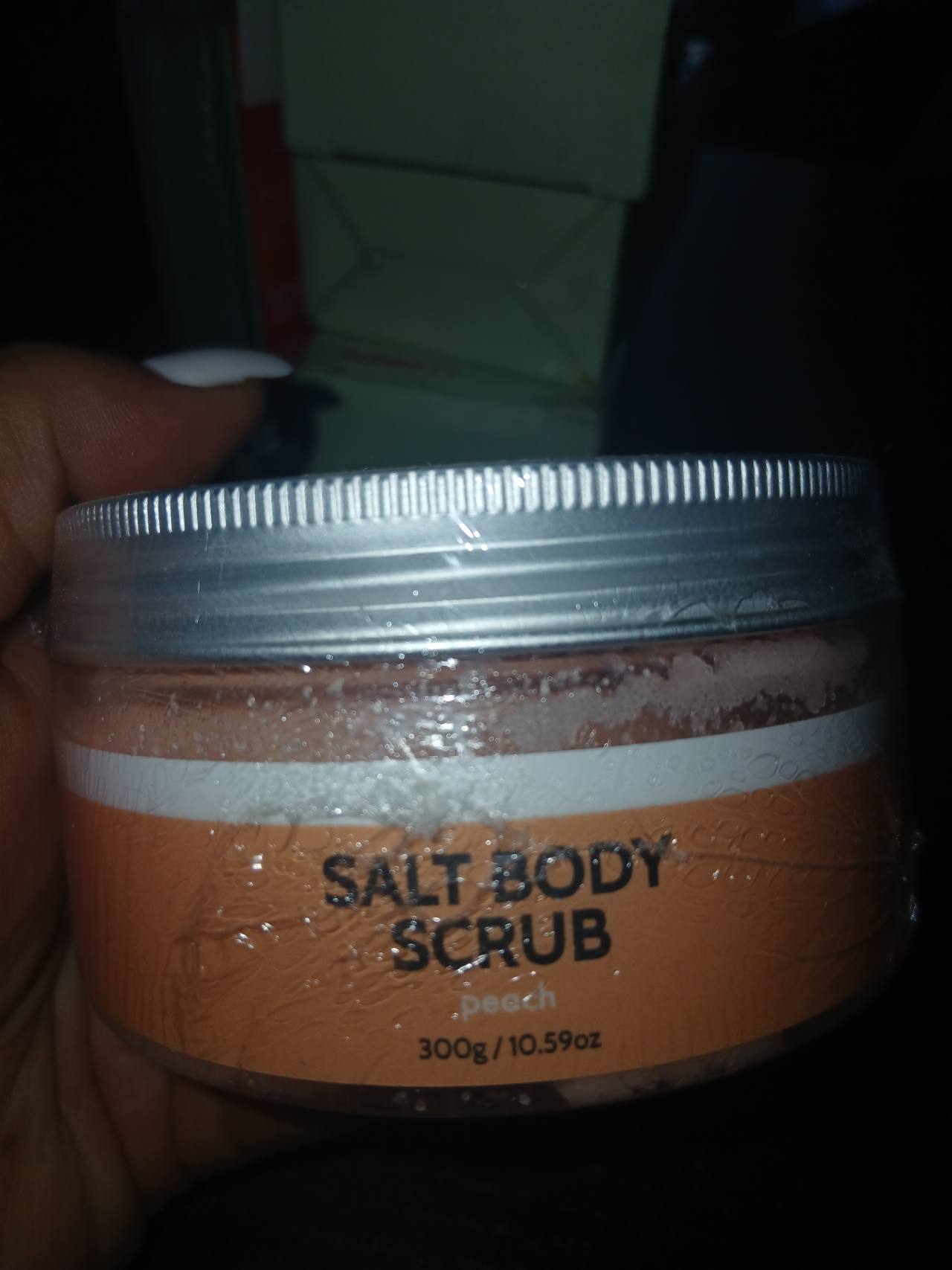 SALT BODY SCRUB Peach