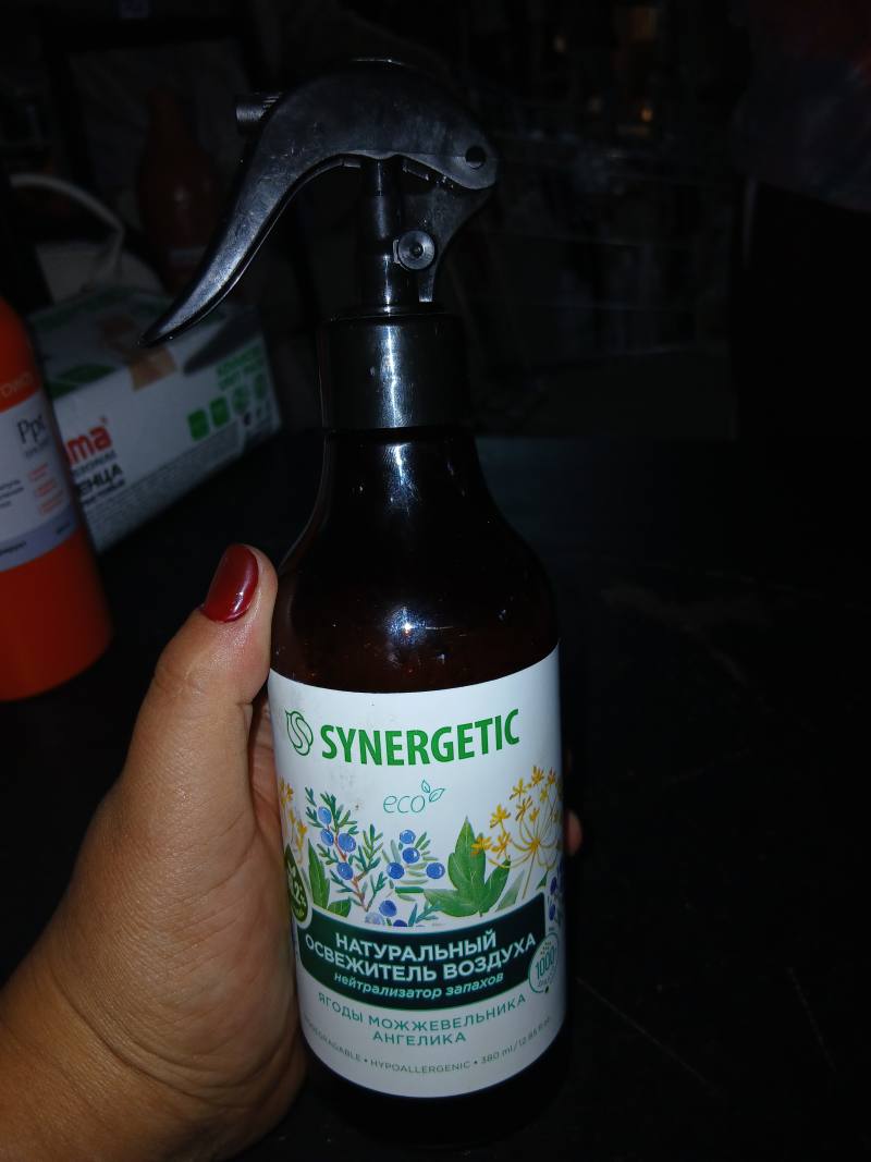 Натуральный освежитель воздуха Synergetic Ягоды Можжевельника Ангелика