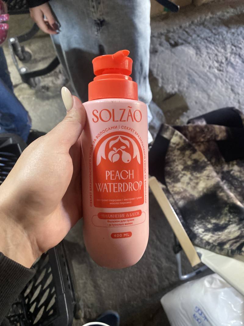 SOLZAO PEACH WATERDROP бальзам для сухих и тусклых волос