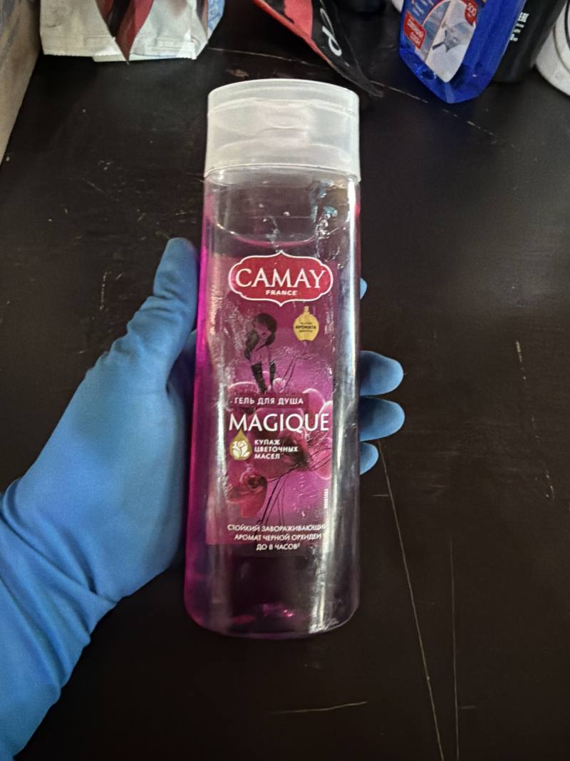 Camay Magique гель для душа с ароматом черной орхидеи
