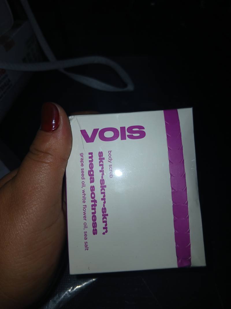 VOIS body scrub skrr-skrr-skrr, mega softness