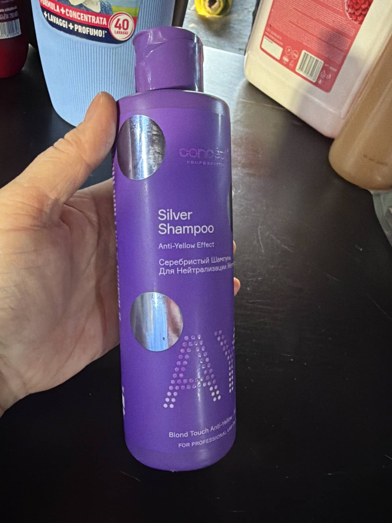 Silver Shampoo Anti-Yellow Effect