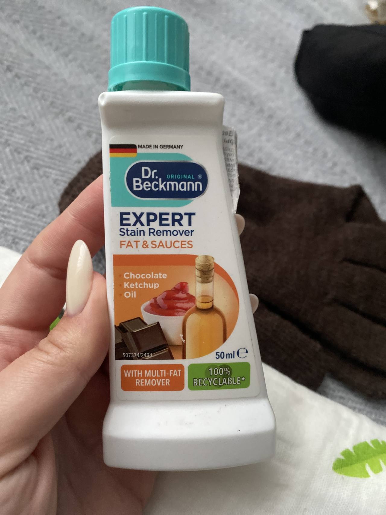 Dr. Beckmann EXPERT Stain Remover Fat & Sauces