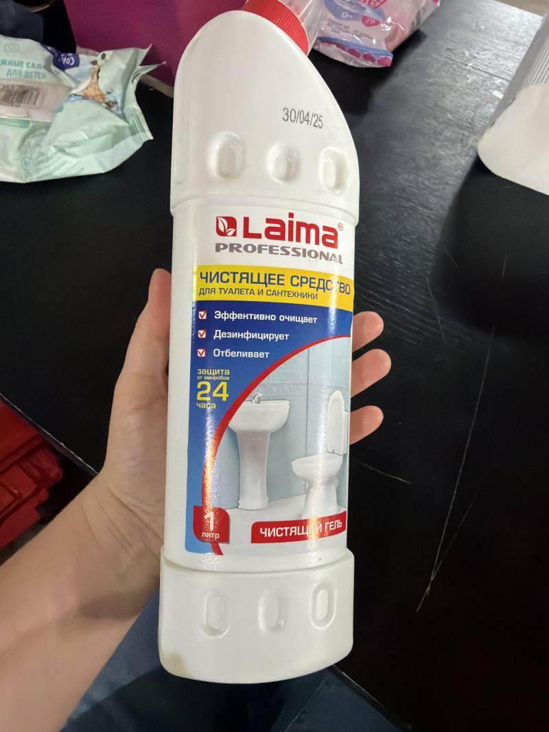 Чистящий гель Laima PROFESSIONAL для туалета и сантехники
