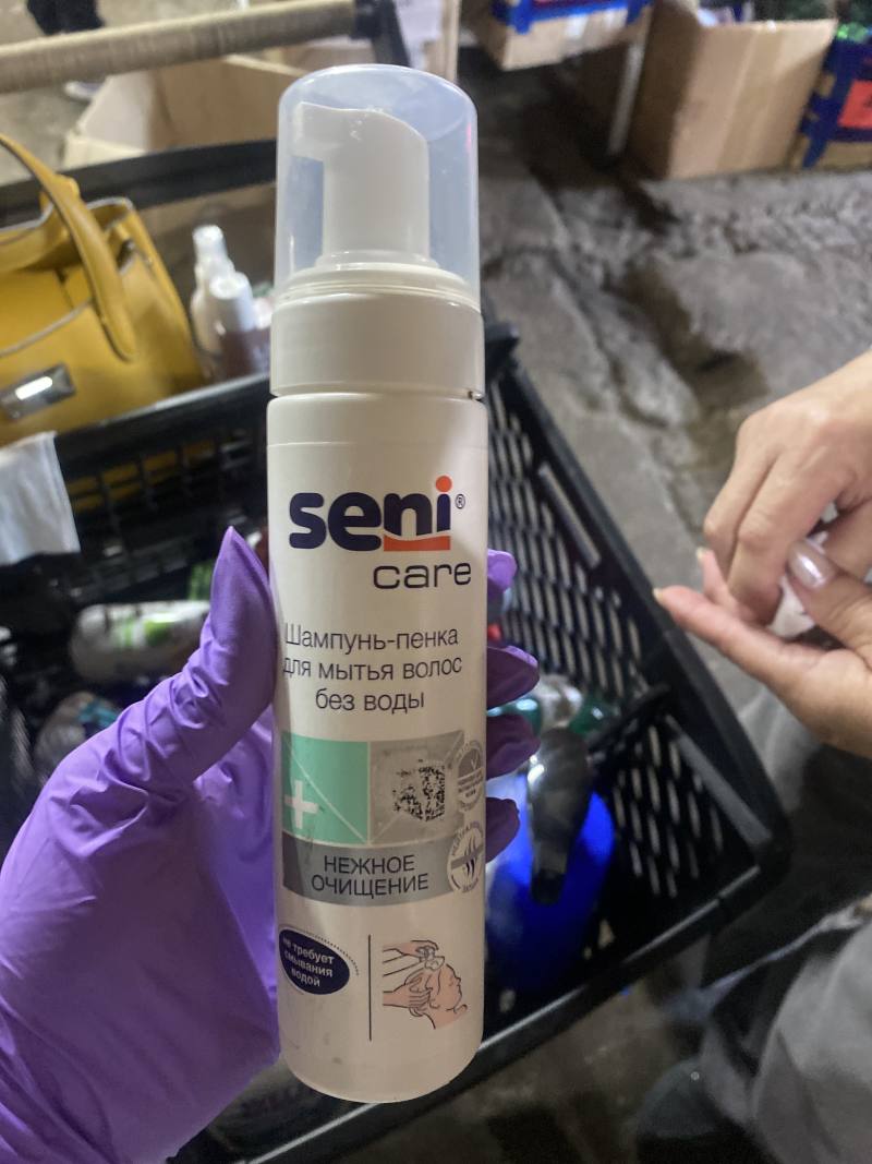 Seni Care Шампунь-пенка для мытья волос без воды