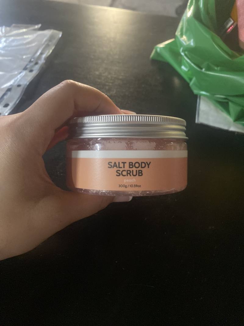 SALT BODY SCRUB peach