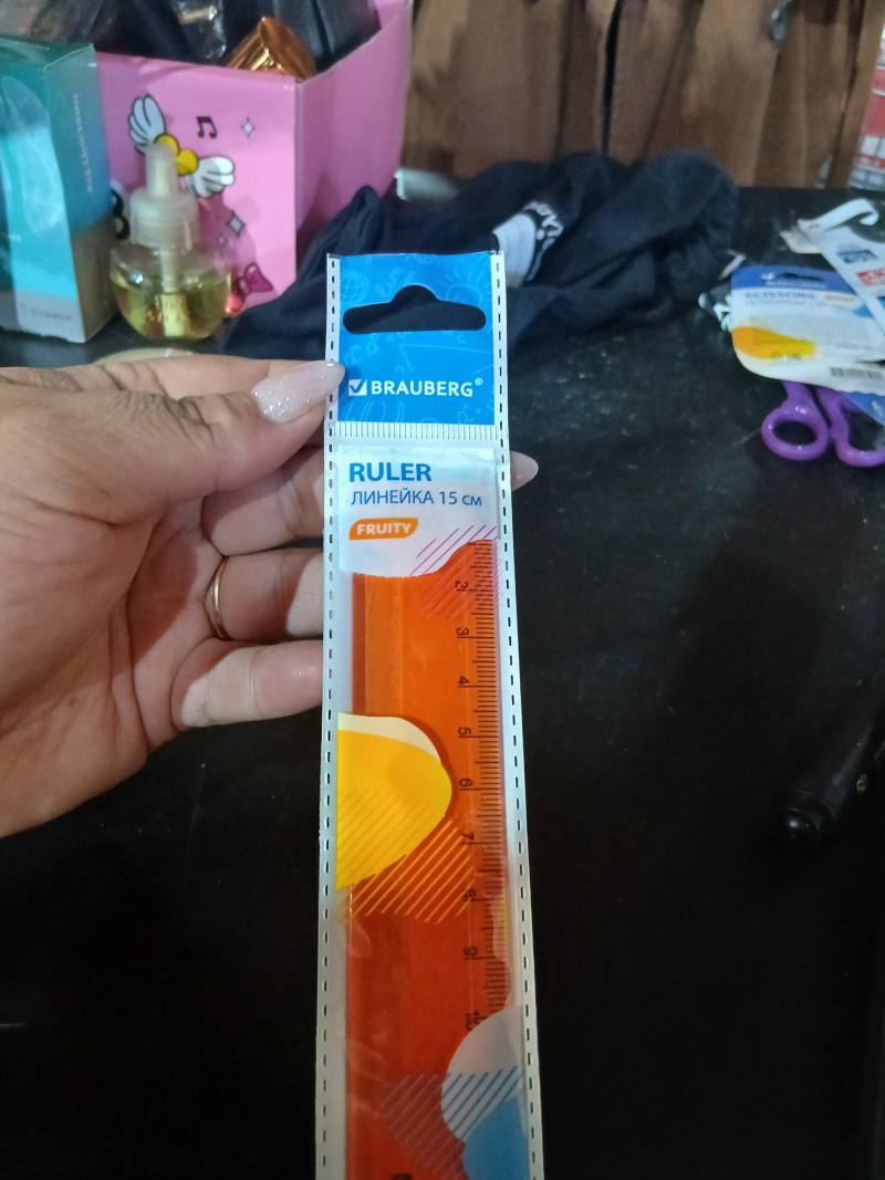 Линейка 15 см Fruity BRAUBERG