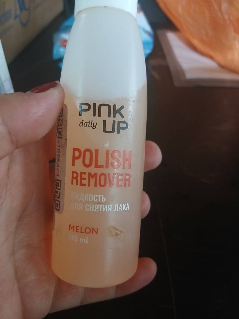 Pink Up Daily Polish Remover Жидкость для снятия лака MELON 110 ml