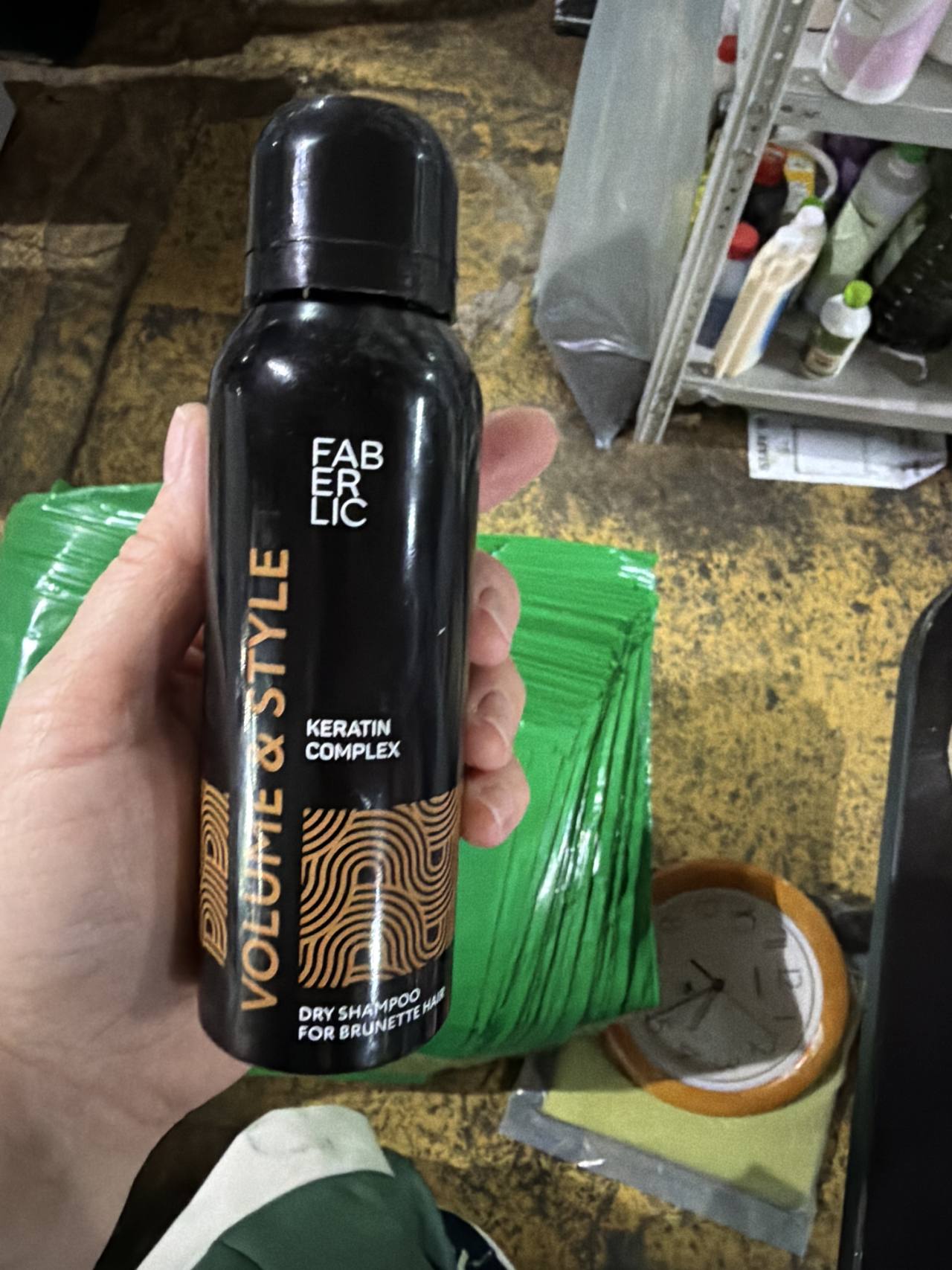 FABERLIC DRY SHAMPOO FOR BRUNETTE HAIR VOLUME & STYLE KERATIN COMPLEX