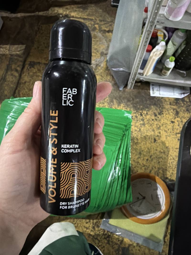 FABERLIC DRY SHAMPOO FOR BRUNETTE HAIR VOLUME & STYLE KERATIN COMPLEX