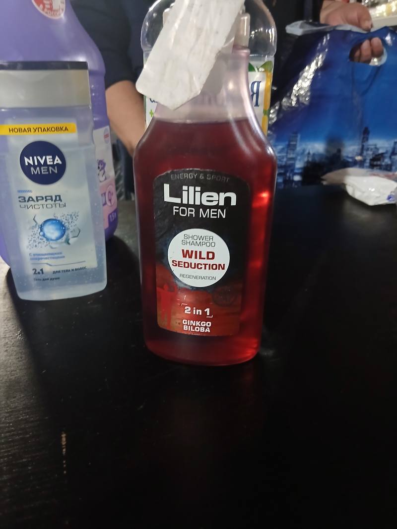 Lifen For Men Shower Shampoo Wild Seduction 2 in 1 Ginkgo Biloba