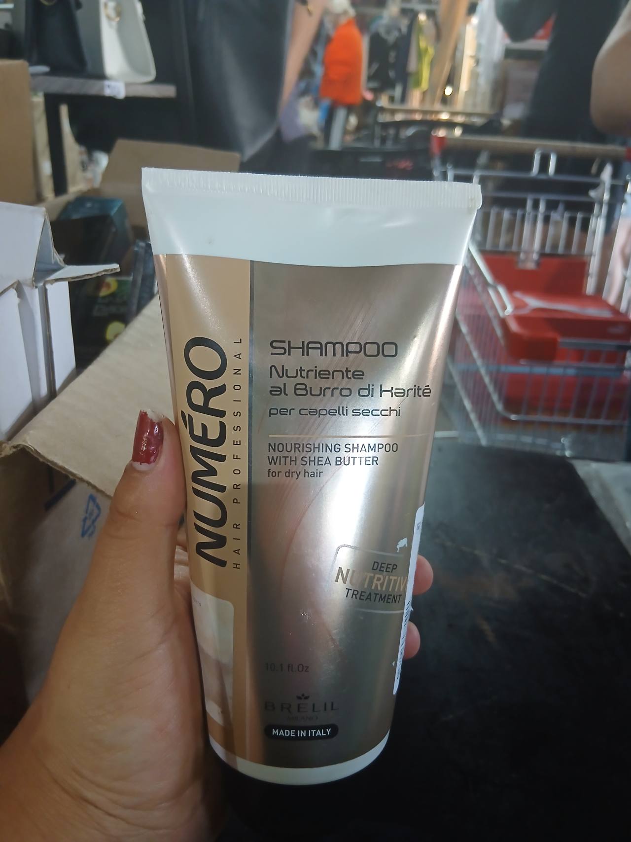 NUMERO HAIR PROFESSIONAL Nourishing Shampoo with Shea Butter for dry hair