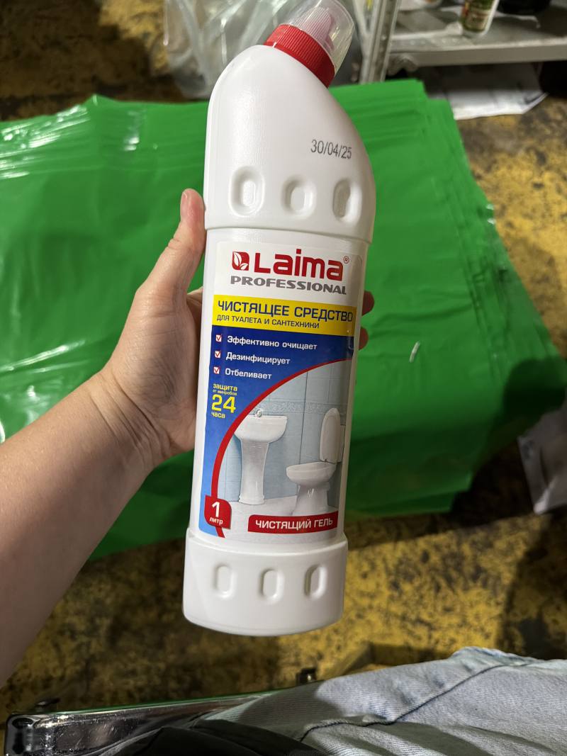 Laima PROFESSIONAL Чистящее средство для туалета и сантехники 1 литр
