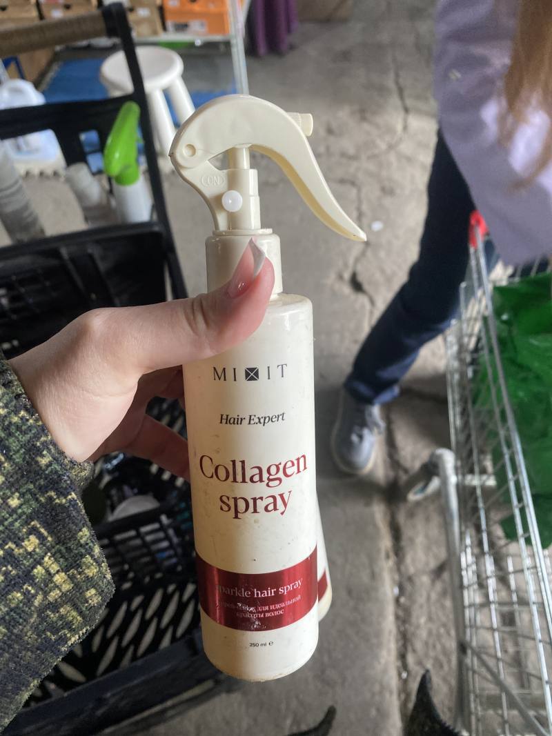 MIXIT Hair Expert Collagen spray sparkle hair spray
