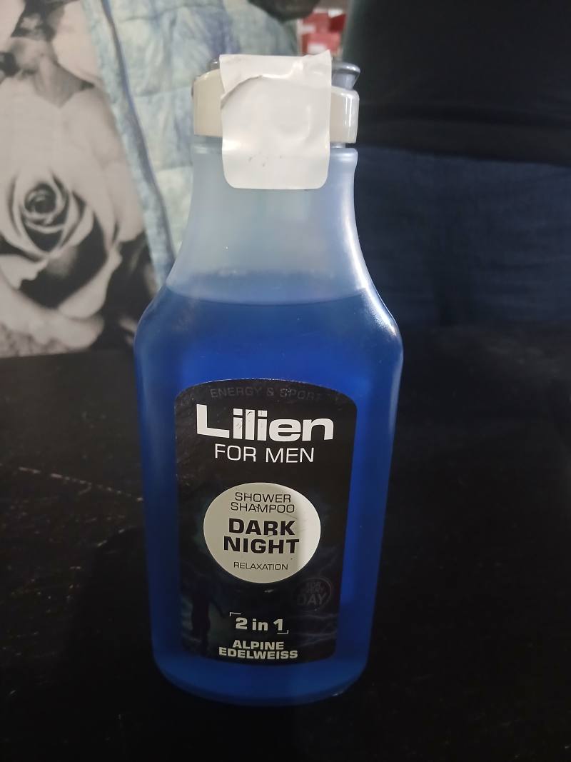 Lilien Energy & Sport For Men Shower Shampoo Dark Night Relaxation 2 in 1 Alpine Edelweiss