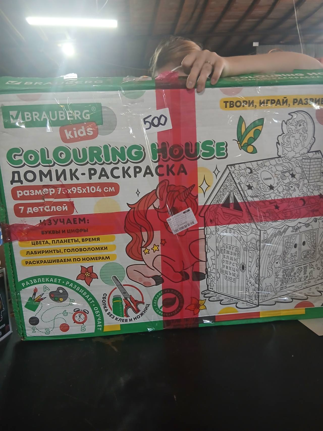 BRAUBERG kids Colouring House Домик-раскраска