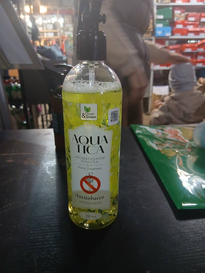 Clean & Green AQUATICA ароматизатор воздуха Antitabacco (Антитабак), 350 мл