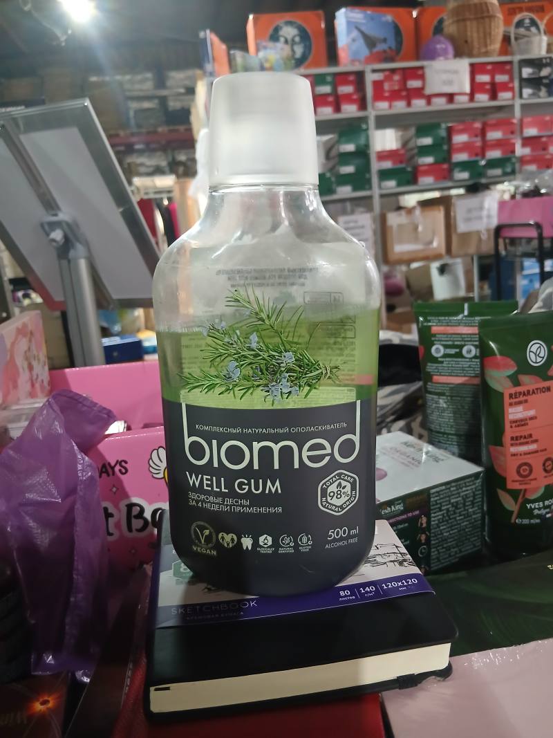 biomed Well Gum комплексный натуральный ополаскиватель для полости рта