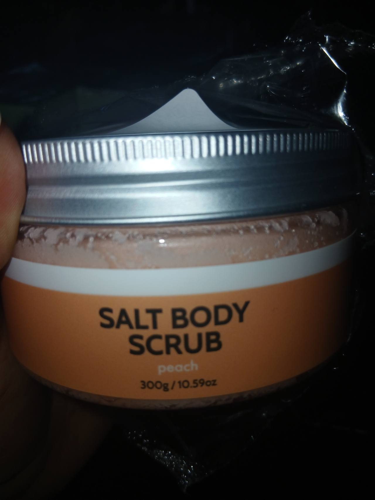 SALT BODY SCRUB peach