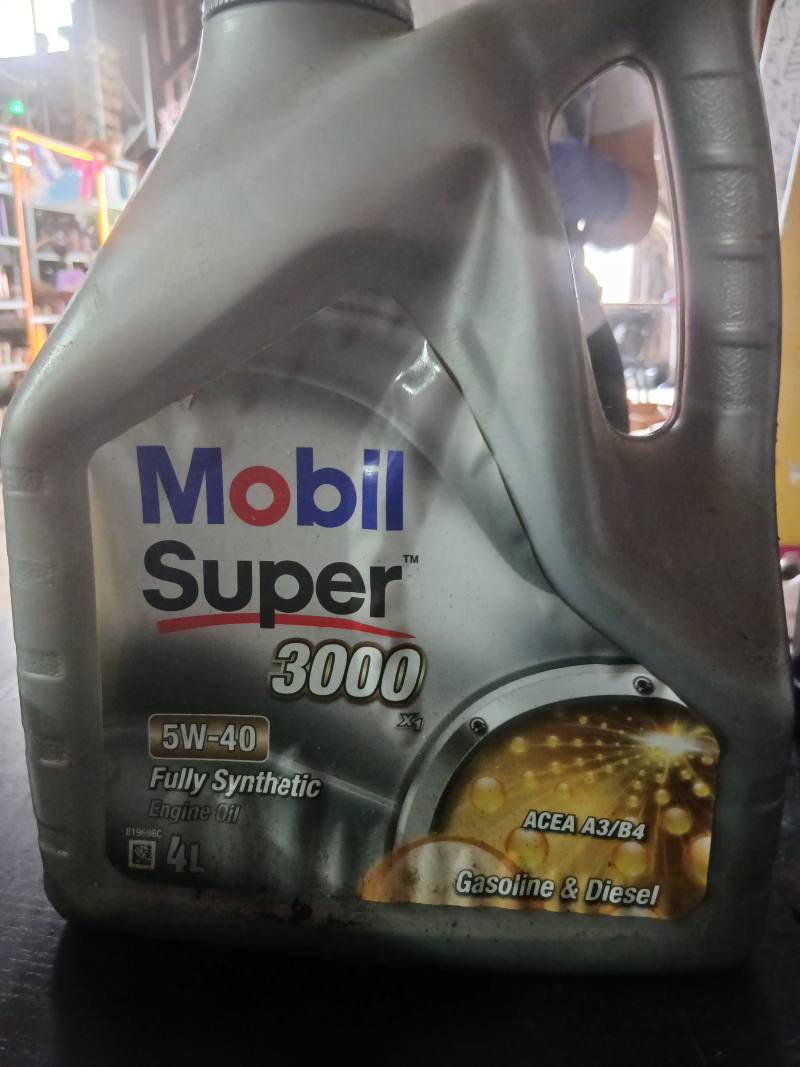 Mobil Super 3000 5W-40 Fully Synthetic Engine Oil 4L