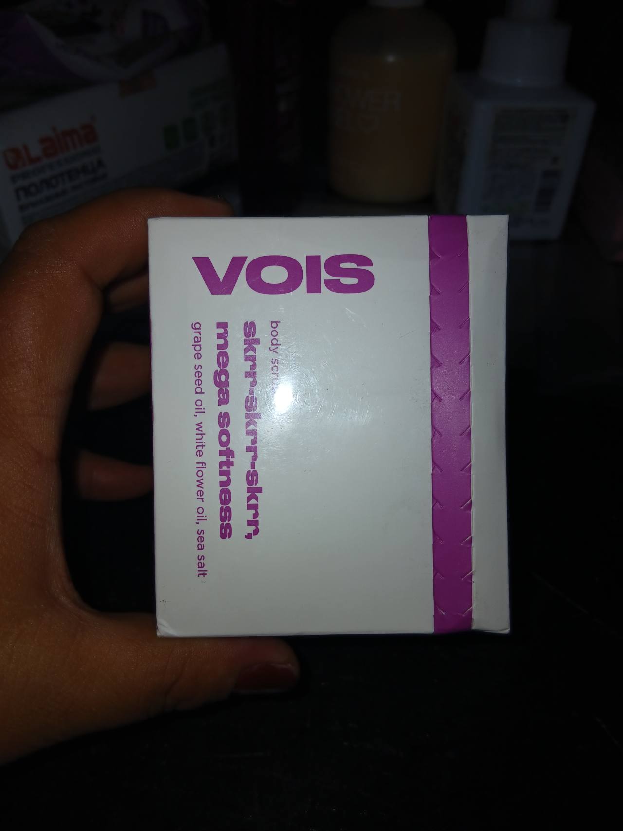 VOIS body scrub skrr-skrr-skrr, mega softness