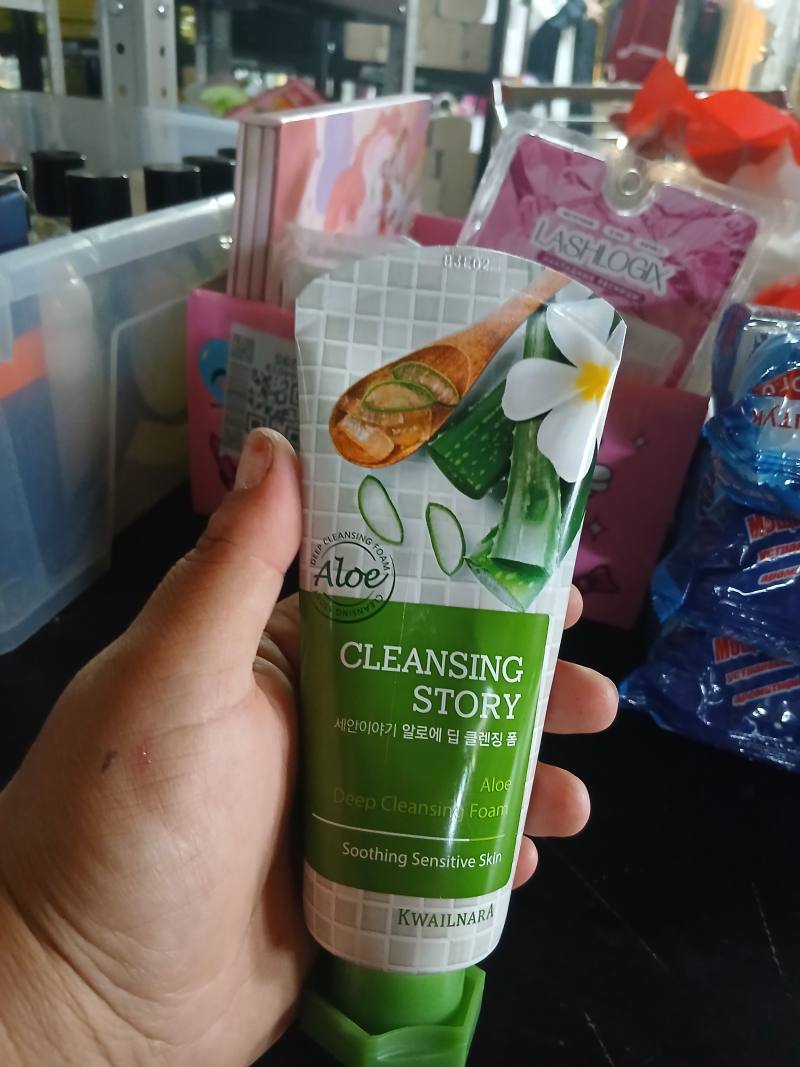 KWAILNARA Cleansing Story Deep Cleansing Foam Aloe