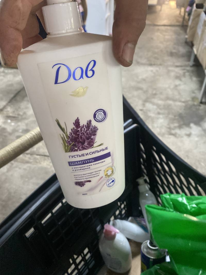Dove Шампунь Густые и Сильные с экстрактами лаванды и розмарина