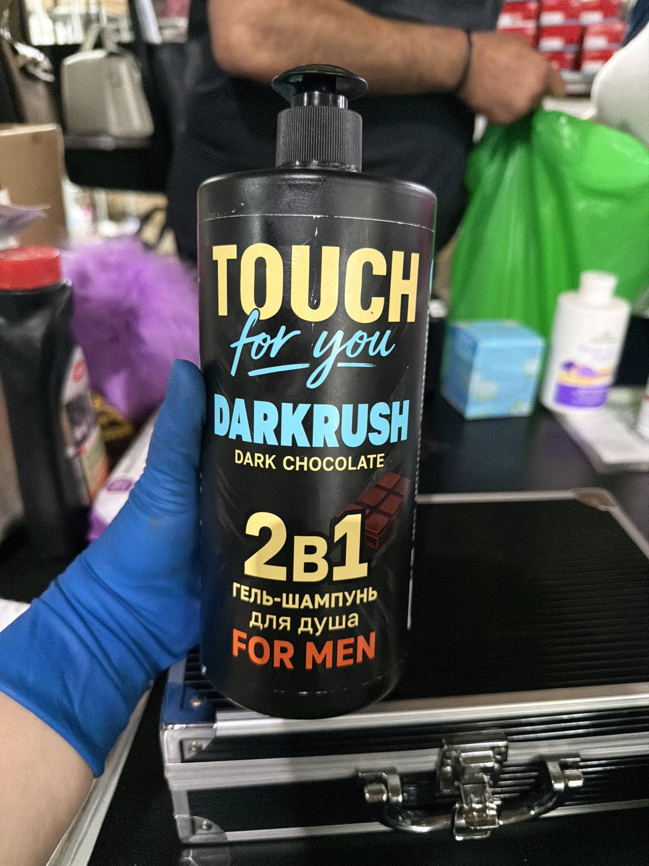 TOUCH for you DARK RUSH DARK CHOCOLATE 2B1 Гель-шампунь для душа FOR MEN
