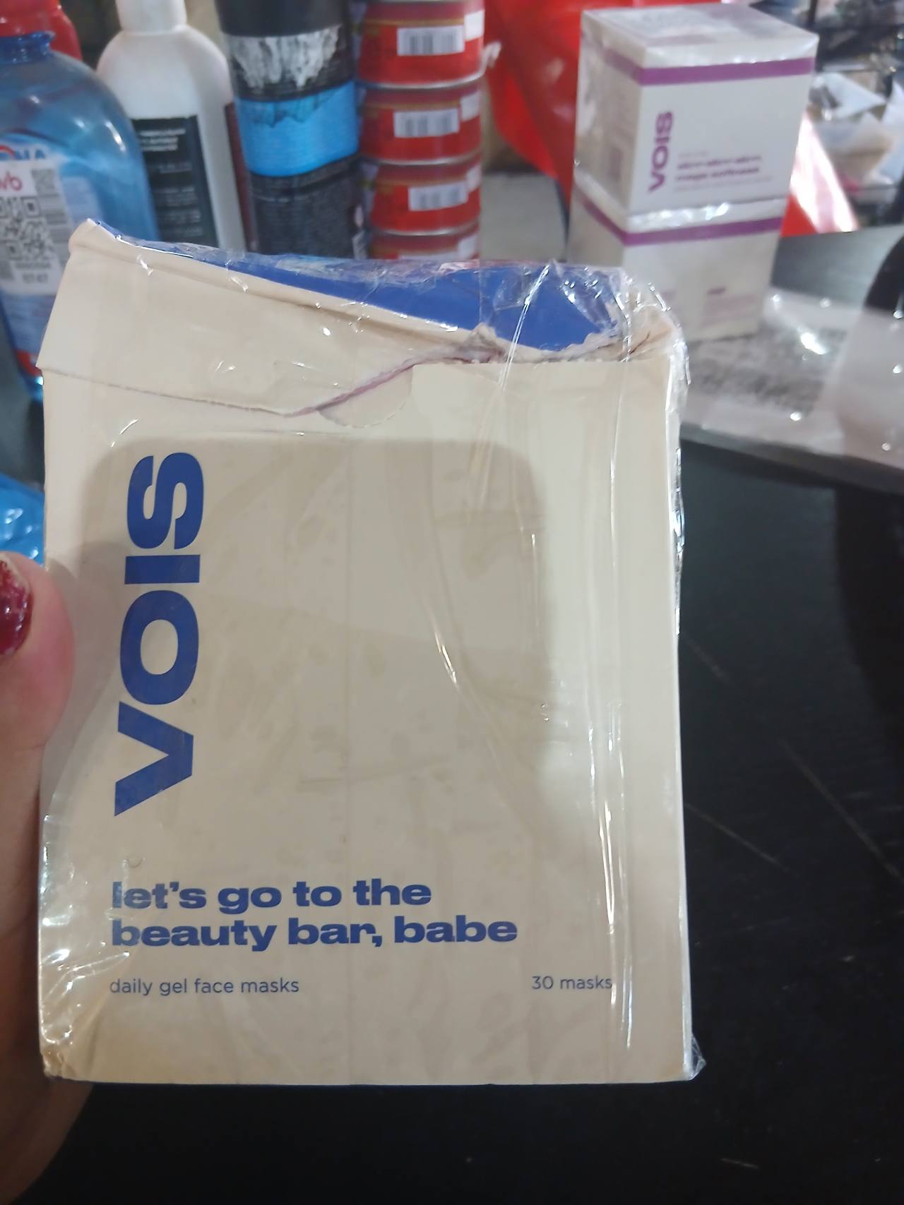 VOIS daily gel face masks