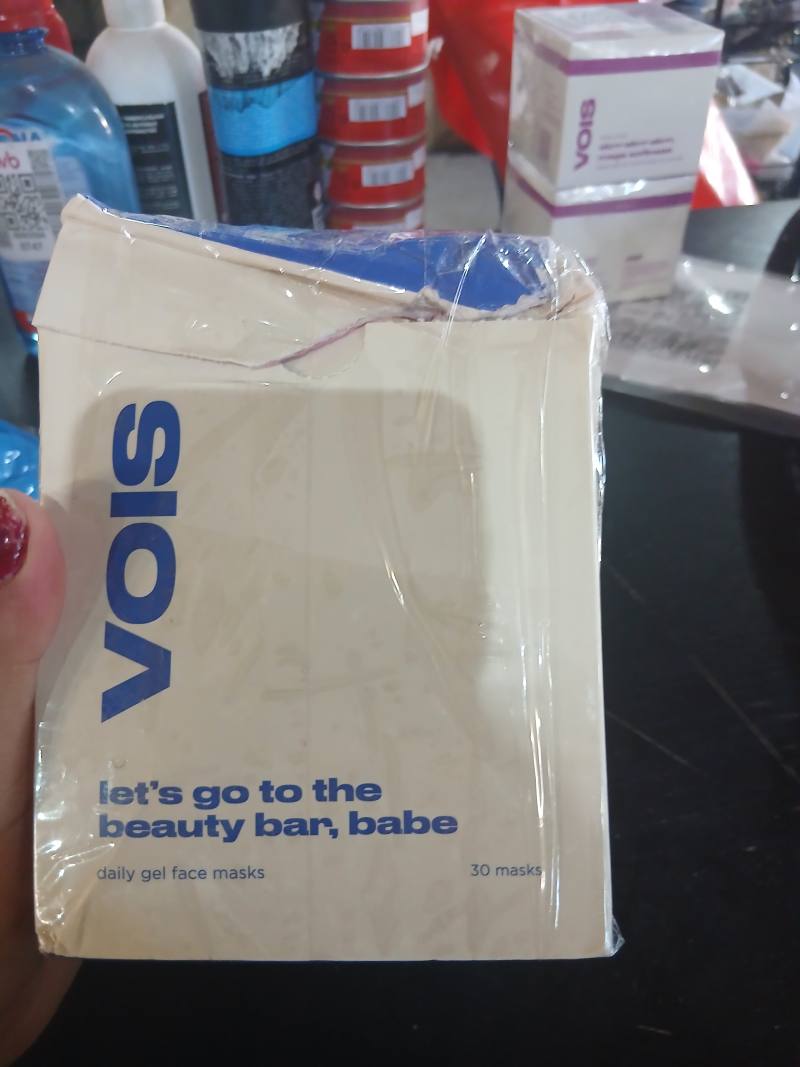 VOIS daily gel face masks