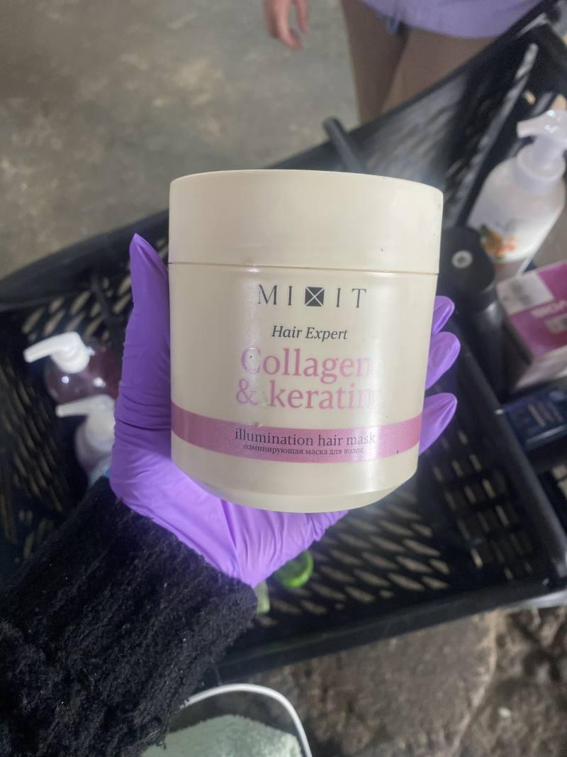 MIXIT Hair Expert Collagen & keratin illumination hair mask