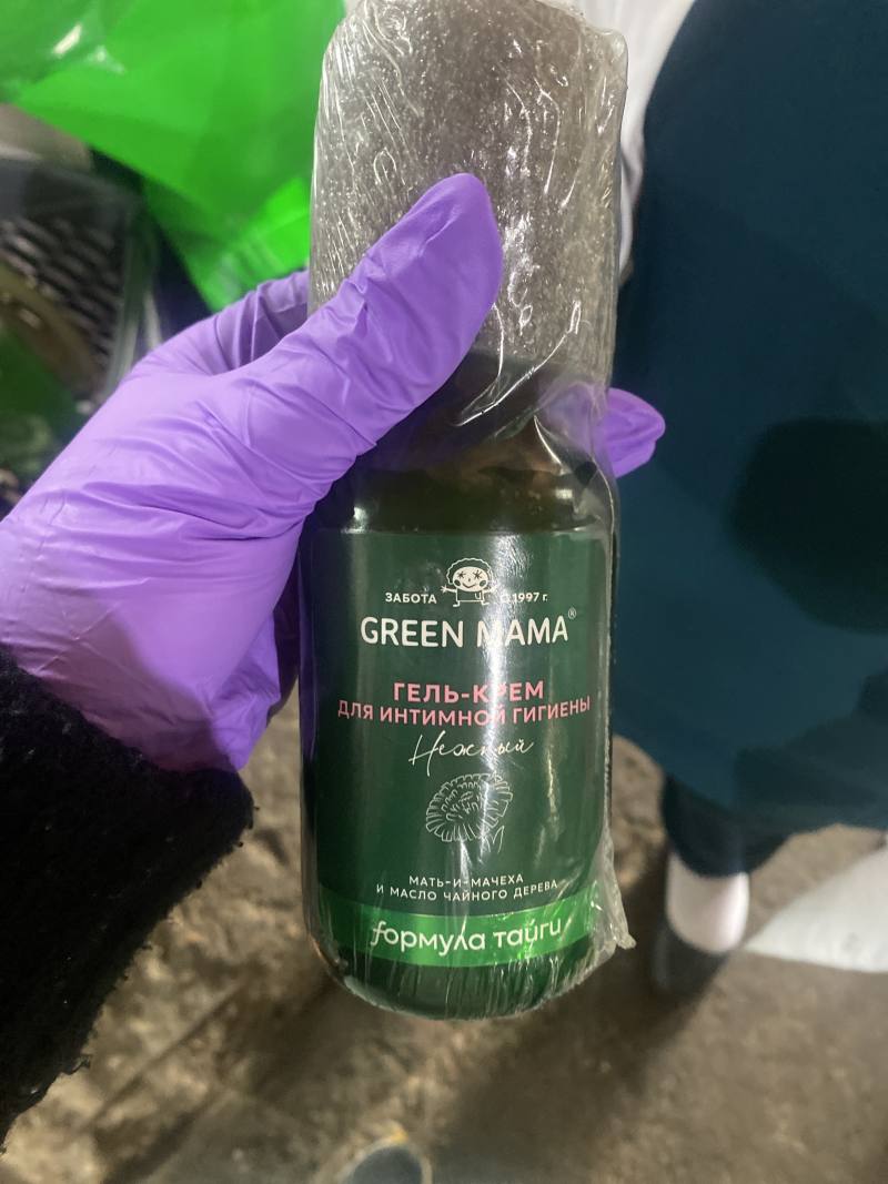 Green Mama Гель-крем для интимной гигиены Нежный