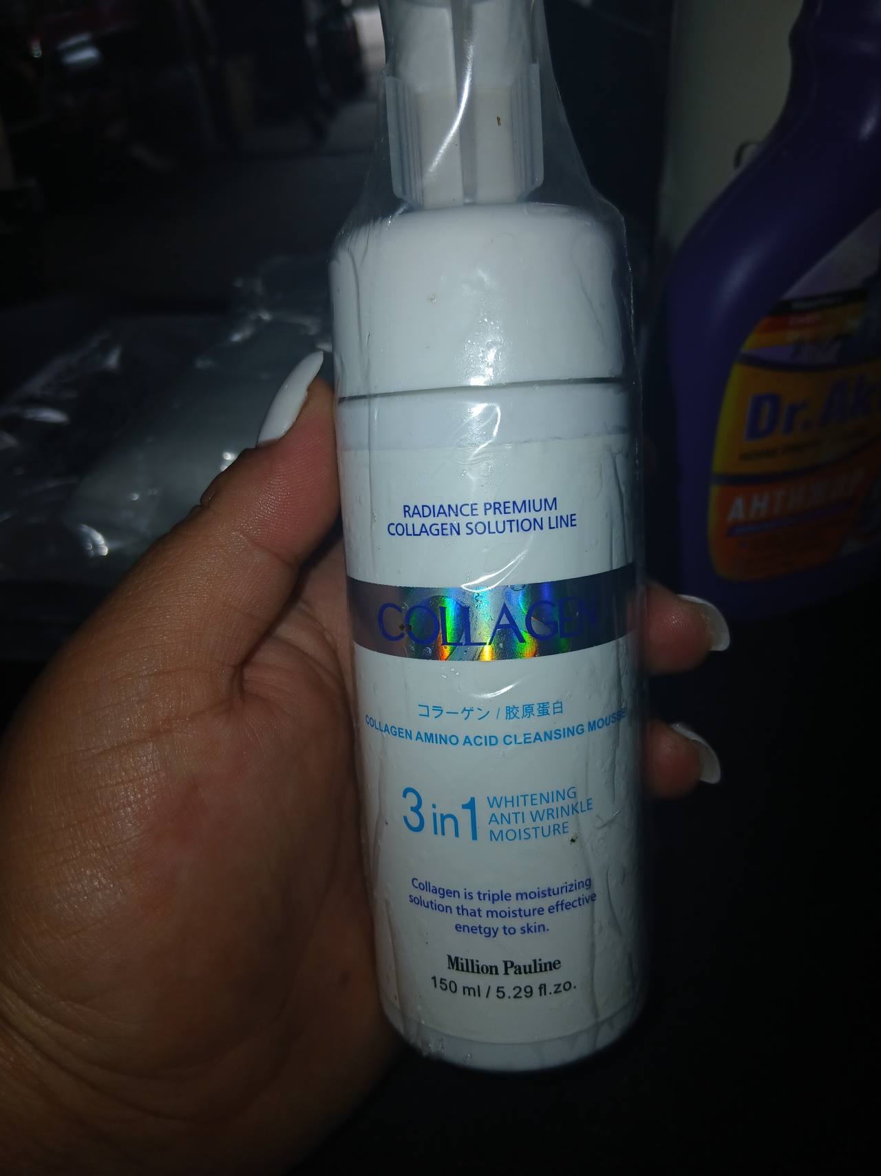 Collagen Amino Acid Cleansing Mousse 3in1 Whitening Anti Wrinkle Moisture