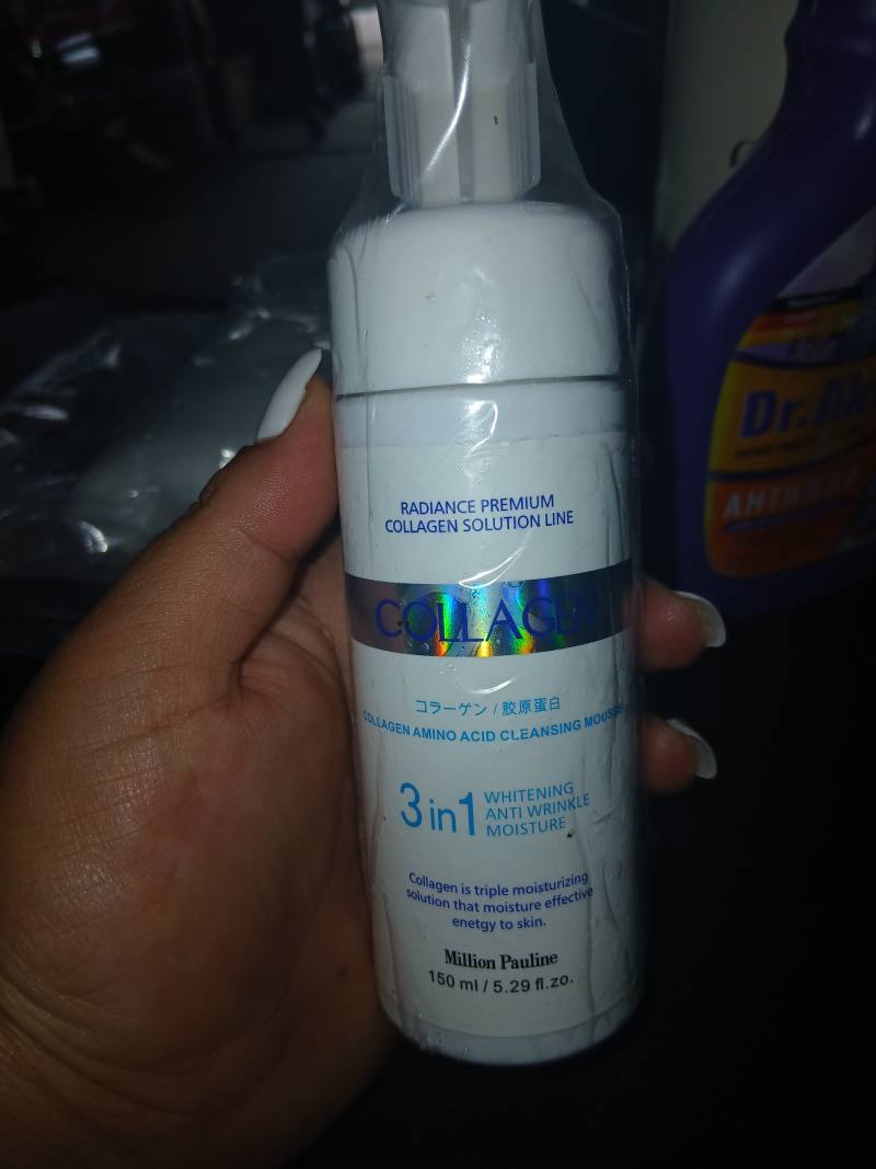 Collagen Amino Acid Cleansing Mousse 3in1 Whitening Anti Wrinkle Moisture