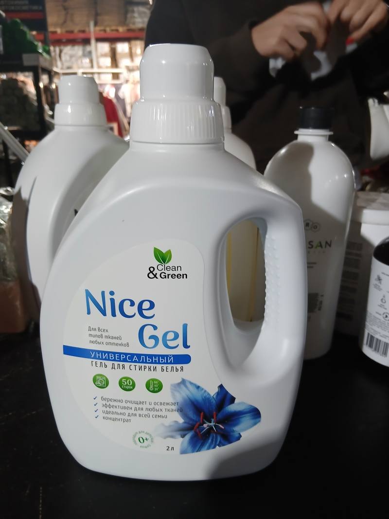 Clean & Green Nice Gel Универсальный гель для стирки белья