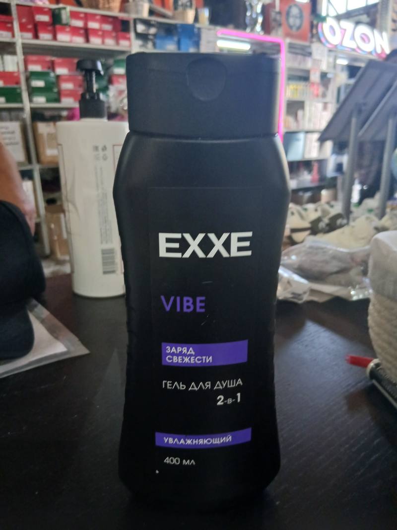 Гель для душа EXXE VIBE 2-в-1 увлажняющий «Заряд свежести»