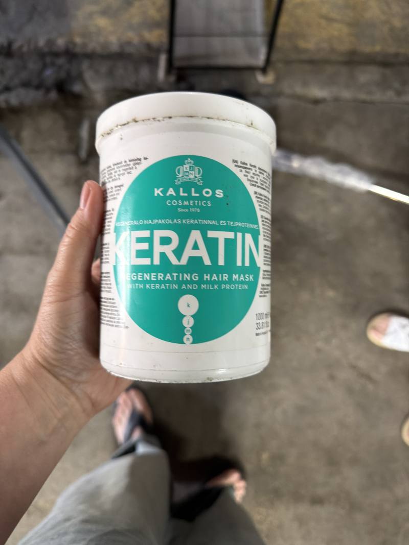 Kallos Keratin Regenerating Hair Mask with Keratin and Milk Protein