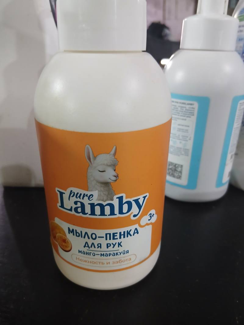 Мыло-пенка для рук Lamby Манго-маракуйя Нежность и забота
