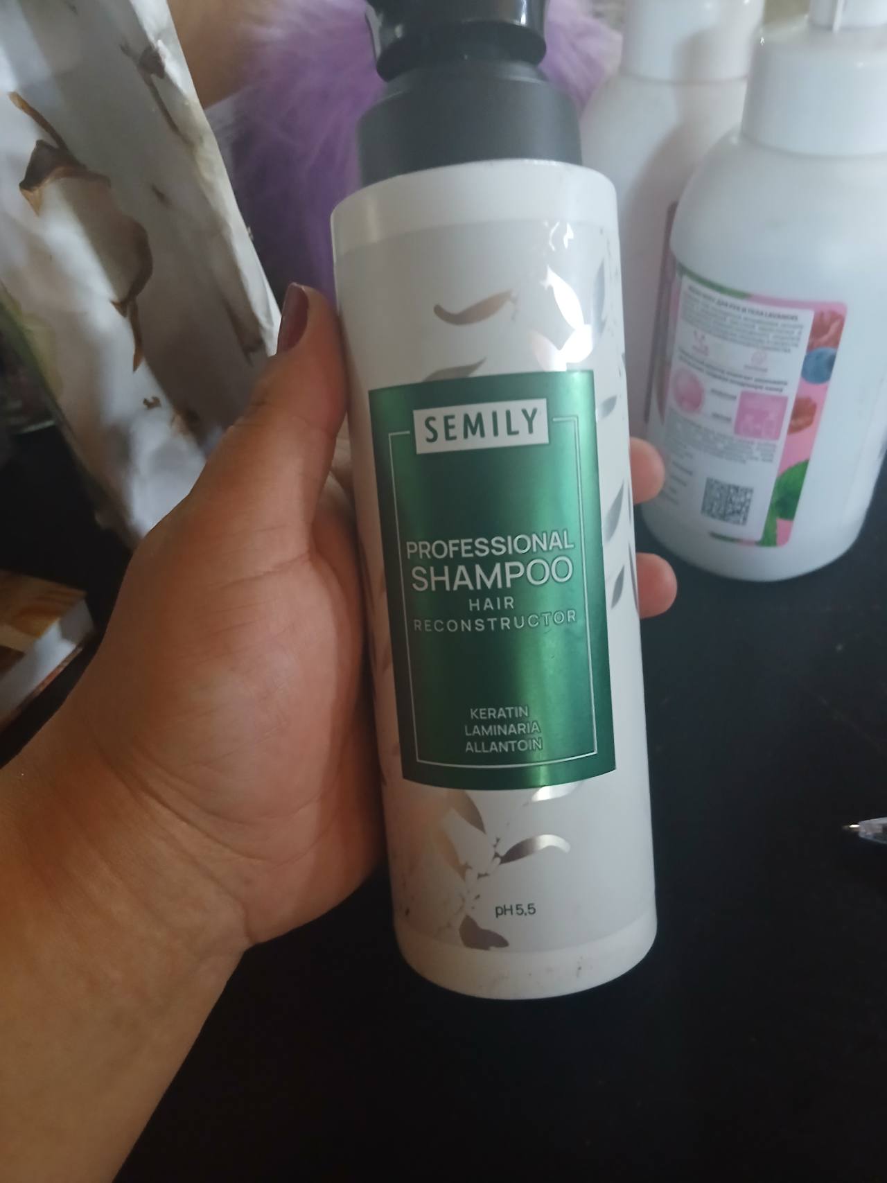 SEMILY PROFESSIONAL SHAMPOO HAIR RECONSTRUCTOR