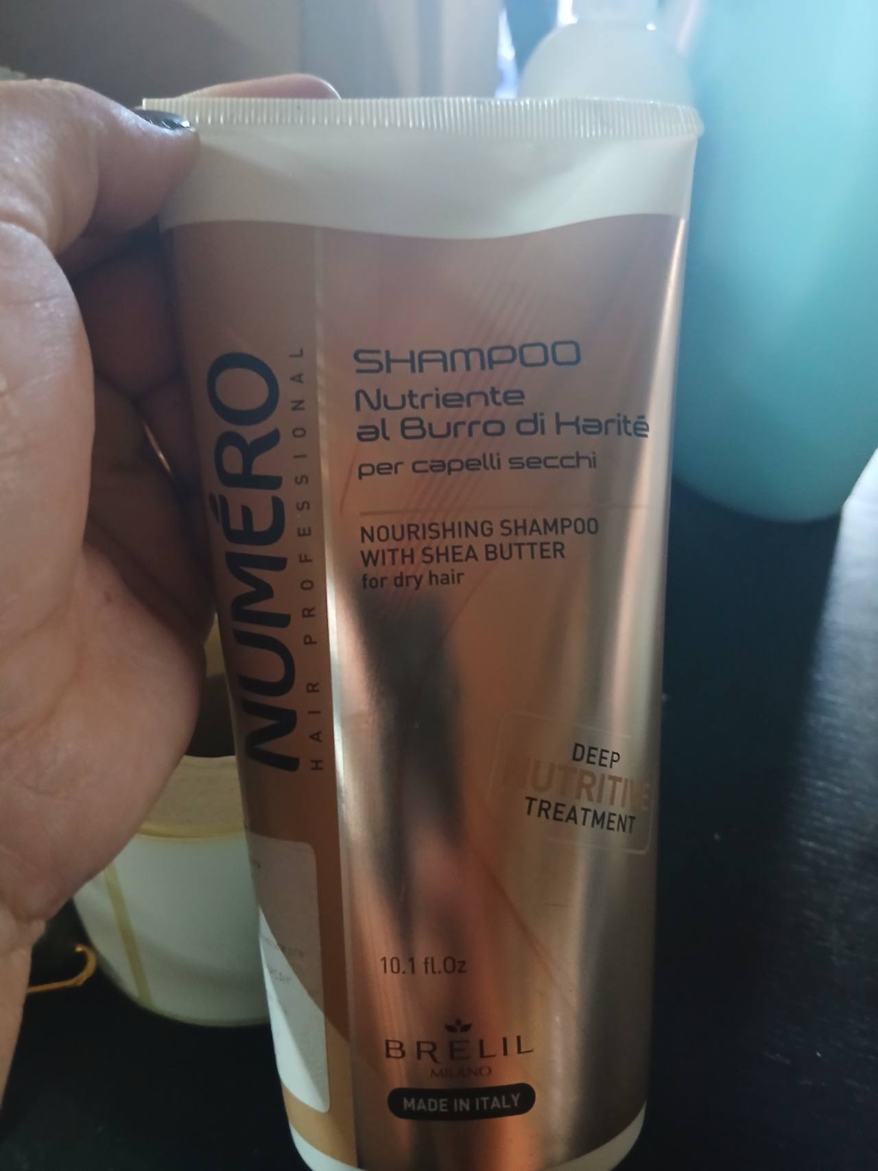 NUMÉRO BRELIL Nourishing Shampoo with Shea Butter for dry hair