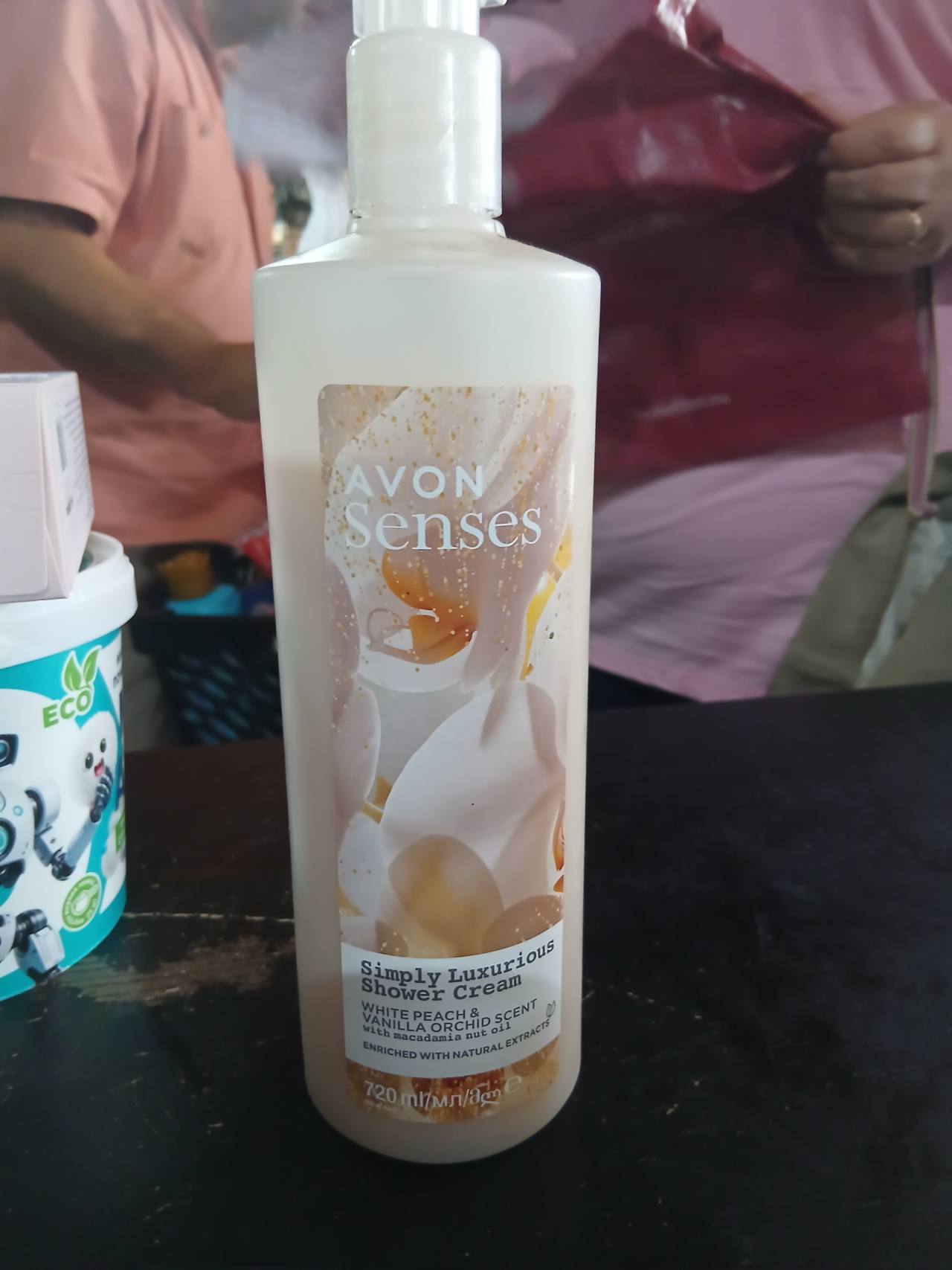 AVON Senses Simply Luxurious Shower Cream White Peach & Vanilla Orchid Scent